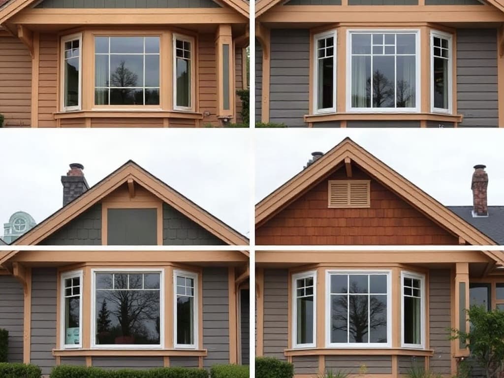A Pacific Northwest home exterior with replacement windows